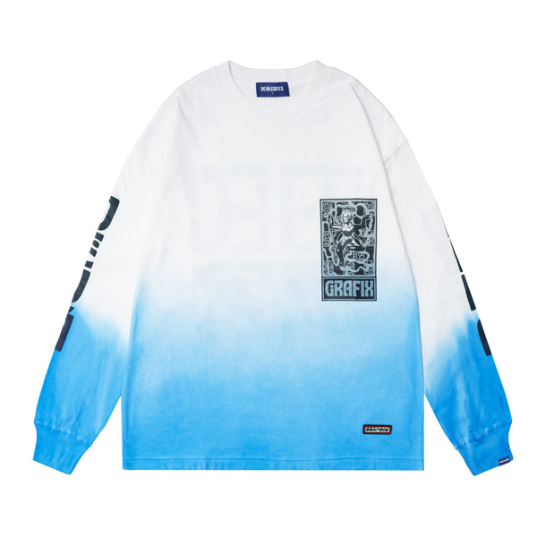 Curio Blue - Longsleeve T-Shirt