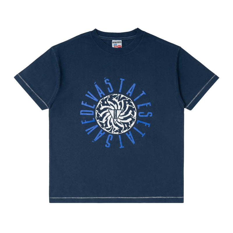 Buzzsaw Deep Blue Dyed - T-Shirt