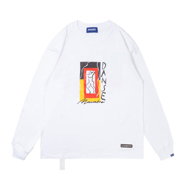 Danse White - Longsleeve T-Shirt