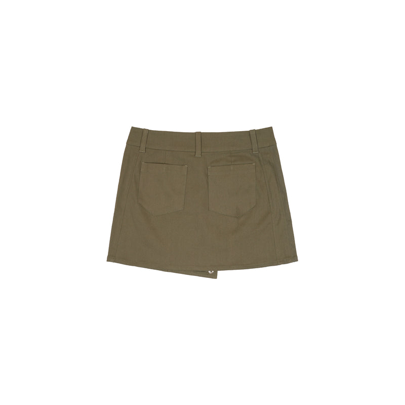 Snaps Miniskirt - Military Green