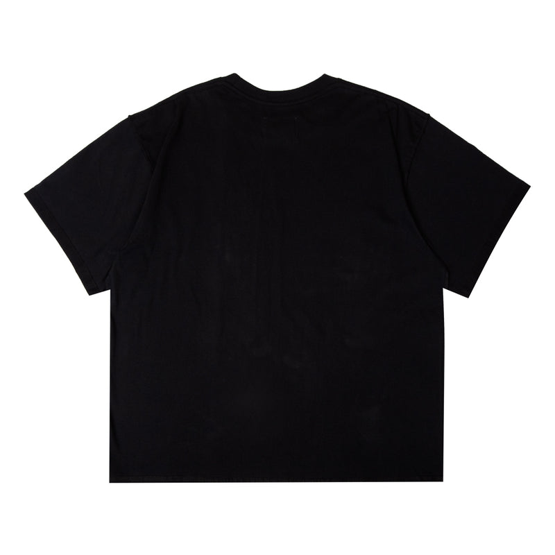 Mid SAAMR Oversized Black Tee