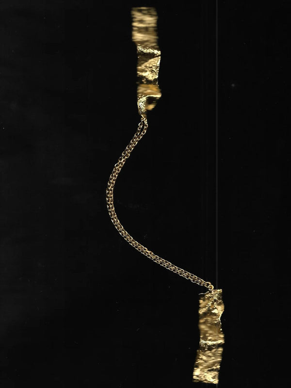 Padam Long Brooch Gold