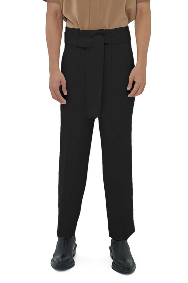 JS59 Black Waistbandless Pants