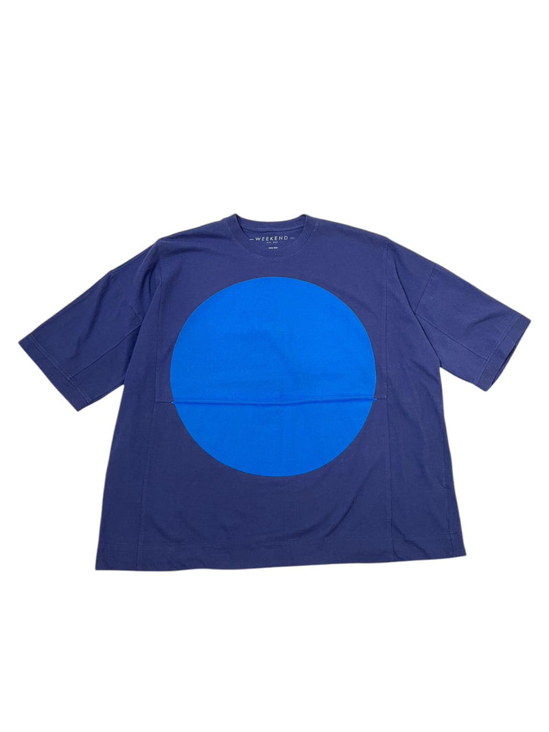 Weekend Tshirt - Navy Blue Round