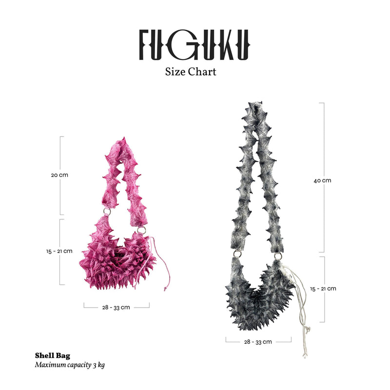 Fugu Shell Bag Long - Ruby Point