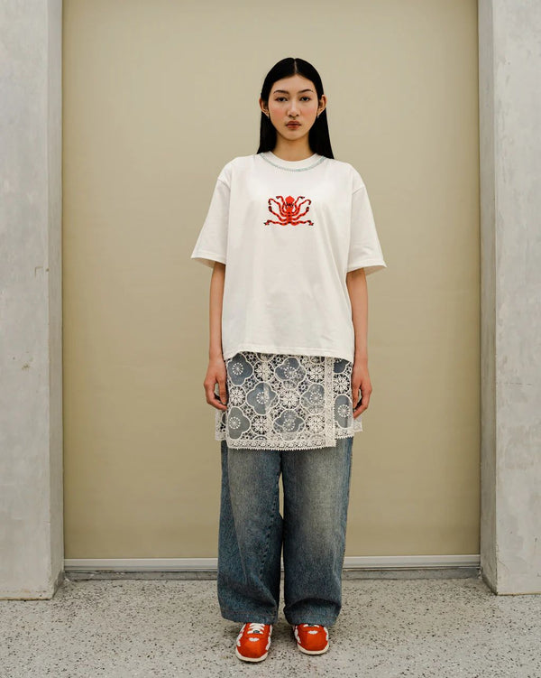 Inka Octo Regular Tee White