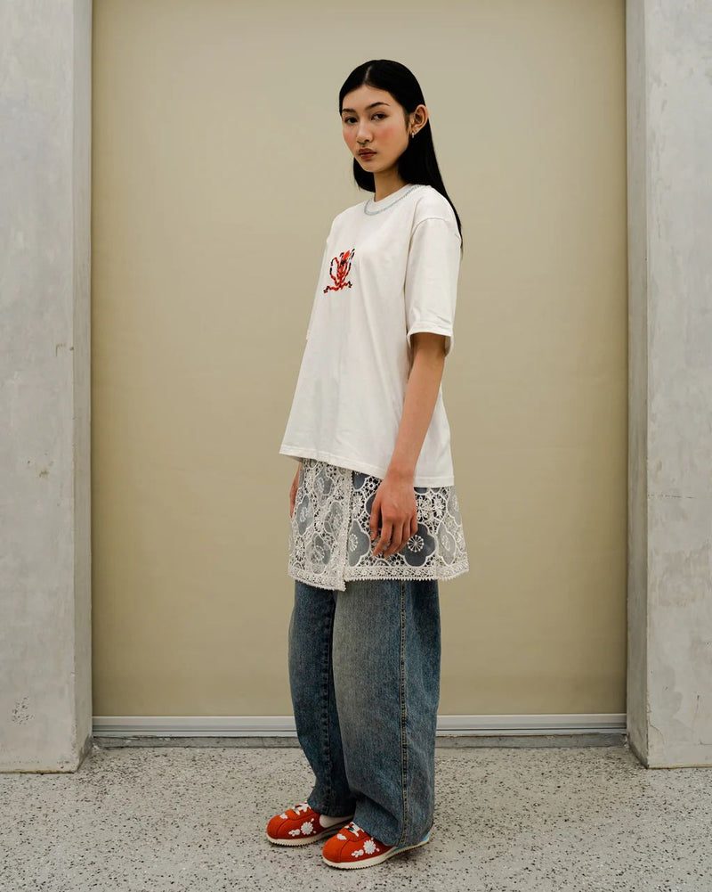 Inka Octo Regular Tee White