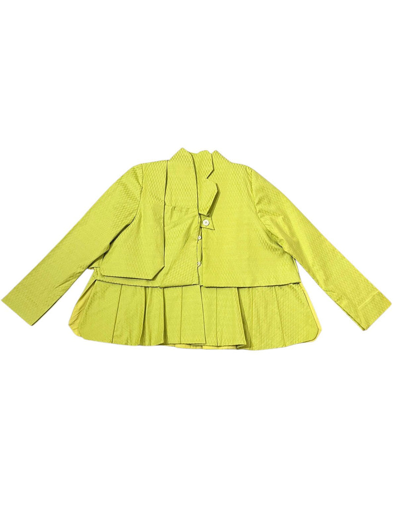 Kayesa Bowy Blazer Yellow Lime 2