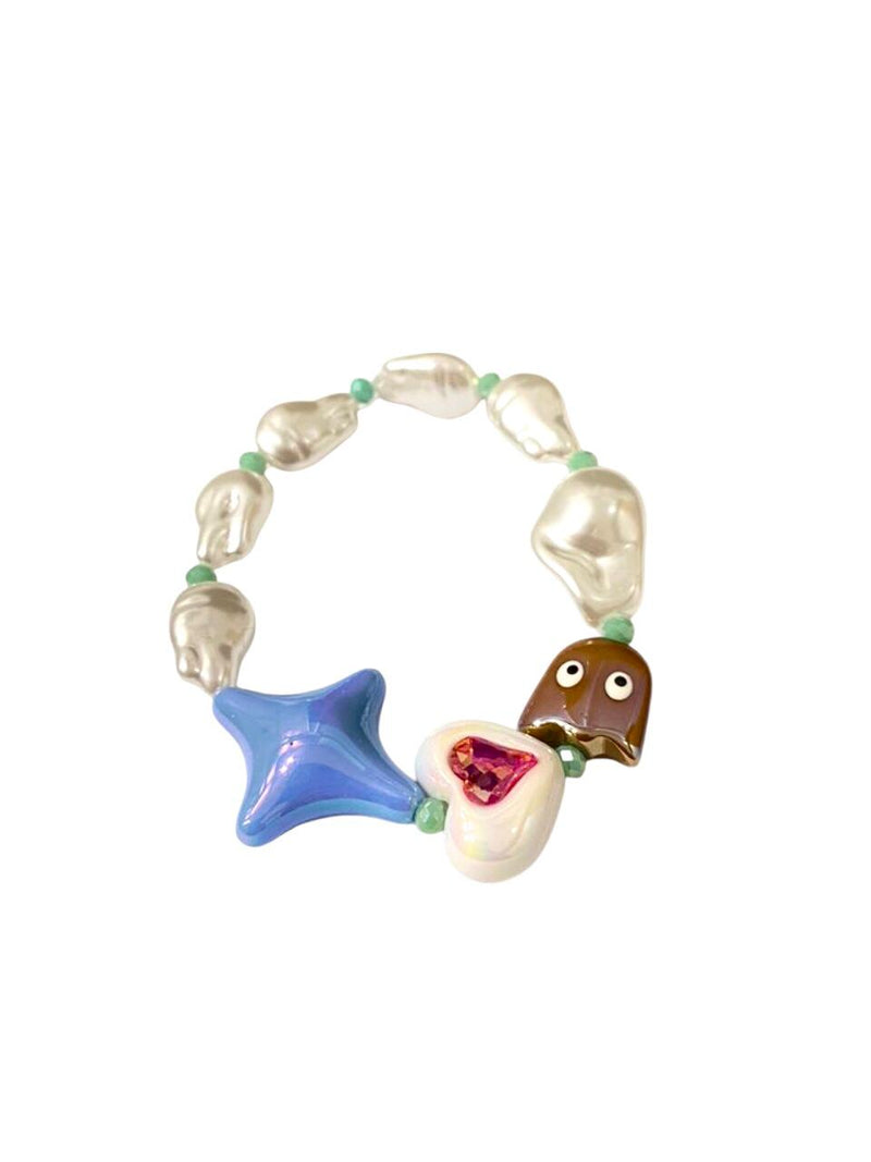 Pacman Pearl Bracelet